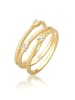 Elli Ring 925 Sterling Silber Spirale in Gold