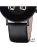 Regent Digital-Armbanduhr Regent Lederarmband schwarz groß (ca. 40mm)
