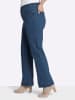 sheego Bootcut-Jeans in blue-stone-washed