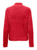 JACQUELINE de YONG Pullover Flauschiger Stehkragen Sweater Gestrickt JDYJOLA in Rot