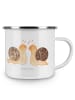 Mr. & Mrs. Panda Camping Tasse Schnecken Liebe ohne Spruch in Weiß
