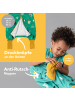 Schlummersack Bio Schlafsack mit Füßen und umklappbaren Bündchen 3.5 TOG in Orange