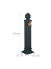 relaxdays Standbrunnen in Grün - (B)18,5 x (H)80 x (T)22 cm