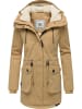 ragwear Kurzmantel Ellsa YOUMODO in Camel