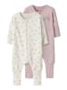 name it 2er Pack Schlafstrampler NBFNIGHTSUIT RAINBOW in jet stream