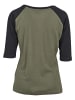 Urban Classics T-Shirt in olive/black