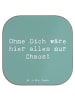 Untersetzer Spruch Reinigungskraft Held mit Spruch in Meeresbrise