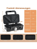 COSTWAY 3-in-1 Elektrischer Sandwichmaker 1200W in Schwarz