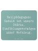 Mr. & Mrs. Panda Mouse Pad Spruch Heilpädagogin Geduld mit Spruch in Meeresbrise