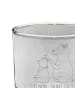 Mr. & Mrs. Panda Whisky Glas Bär Kind mit Spruch in Transparent