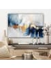MuchoWow Leinwand bilder Abstrakt gold (BxH)