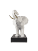 Goebel Deko-Objekt " Studio 8 - Elefant " in weiß / gold