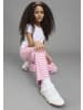 H.I.S. Jerseyhose in schwarz + pink geringelt