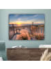 MuchoWow Leinwand bilder Sonnenuntergang Strand (BxH)