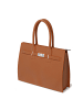 Kmisso Henkeltasche Echt Leder in Cuoio scuro