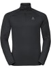 Odlo Longsleeve "Mid Layer 1/2 Zip Berra Light" in Schwarz