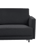 Beliani 2-Sitzer Sofa BREDA in Schwarz - (W) 192 x (H) 85 x (L) 155 cm