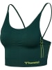 Hummel Hummel Bh Hmlmt Yoga Damen Feuchtigkeitsabsorbierenden Nahtlosen in DEEP TEAL/SULPHUR SPRING