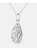 Diamant L'éternel Halskette mit Anhänger aus 375 Weißgold mit Diamant