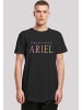 F4NT4STIC Long Cut T-Shirt Disney Arielle Arielle Graphic in schwarz