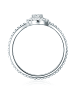 Trilani Ring Sterling Silber Zirkonia in silber