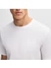 BOSS Waffle T-Shirt in Weiß