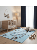 KADIMA DESIGN Teppich Kinder Flachgewebe Piratenwelt Polyamid Antirutsch Spielzimmer