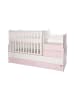Lorelli Baby- und Kinderbett Combo in rosa