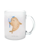 Mr. & Mrs. Panda Teetasse Sternzeichen Wassermann ohne Spruch in Transparent