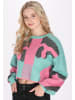 IZIA Damen Pullover in Aqua Pink