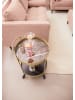 home24 Servierwagen GLENDING in Eiche Dunkel Dekor / Gold