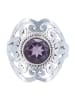 mantraroma 925er Silber - Ringe mit Amethyst facettiert