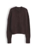 someday. Tulinda Strickcardigan aus Effektgarn Slim Fit in Mahagoni