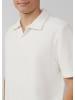 QS Polo-Shirt in 0210_ecru