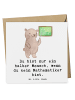 Mr. & Mrs. Panda Deluxe Karte Mathematiker Herz mit Spruch in Weiß