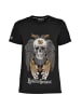 Roberto Geissini Skull Perfekt T-Shirt Schwarz