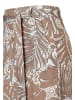 More & More unkomplizierte,  weite, verkürzte Schluphose in leaf print