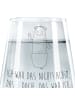 Mr. & Mrs. Panda Trinkglas Kaktus Heilig mit Spruch in Transparent