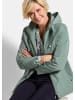 GOLDNER Kurzgröße:  Freizeitjacke Outdoor-Jacke mit Kapuze in graugrün