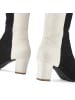 LASCANA Stiefel in schwarz/weiß