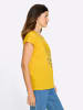 Sieh an! Kurzarm-Shirt in sonnengelb