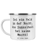 Mr. & Mrs. Panda Haferl Spruch Angst vor Dunkelheit überwinden m... in Weiß
