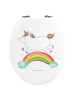 Mr. & Mrs. Panda Klobrille Einhorn Regenbogen ohne Spruch in Weiß