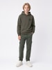 Petrol Industries Fleece Cargo-Jogginghose forgebay in Grau