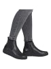 remonte Stiefelette in Schwarz/Schwarz