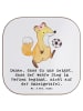 Mr. & Mrs. Panda Untersetzer Glas Fussball Trainerin Herzsieg mi... in Weiß