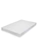 en.casa Metallbett Granada mit Matratze in Weiß (L)200cm (B)90cm (H)100cm