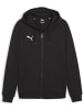 Puma Hoodie "TeamGoal CasuaLongsleeve Hooded Jacket" in Schwarz