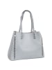 Toscanto Toscanto Schultertasche, Tote Bag Leder hellblau ca. 40cm
