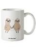 Mr. & Mrs. Panda Teetasse Faultier Pärchen ohne Spruch in Weiß